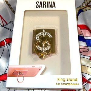 New SARINA Bedazzled Dollar Sign Smart Phone Ring Stand Stocking Stuffer Gift